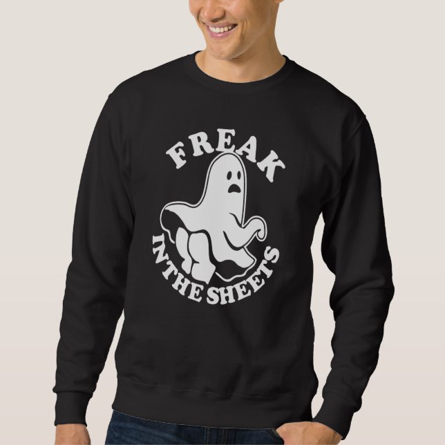 Moletom Halloween Apenas Um Louco Nas Folhas (Frente)
