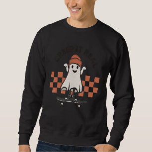 Moletom Halloween Arrepiante Fantasma Menino Outono Tempor