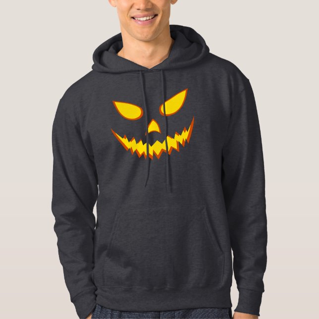 Moletom Halloween Grinning Face Jack o Lanterna Pumpkin (Frente)