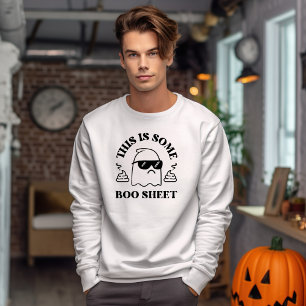 Moletom Halloween Isto É Um Folheto De Boo, Fantasma Engra