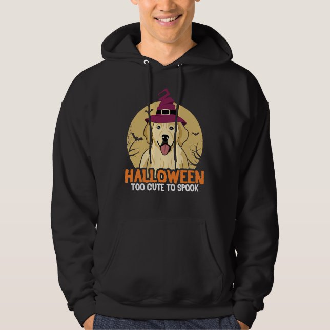 Moletom Halloween Labrador Retriever Moon (Frente)