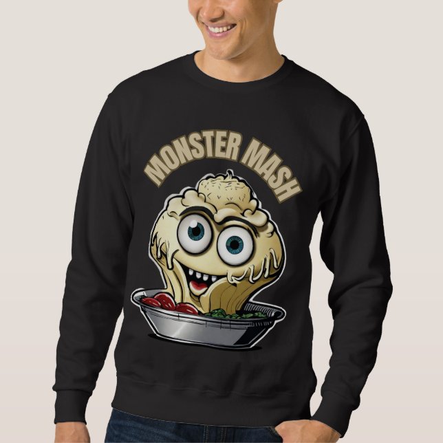 Moletom Halloween Musical Monster Mash Cute (Frente)