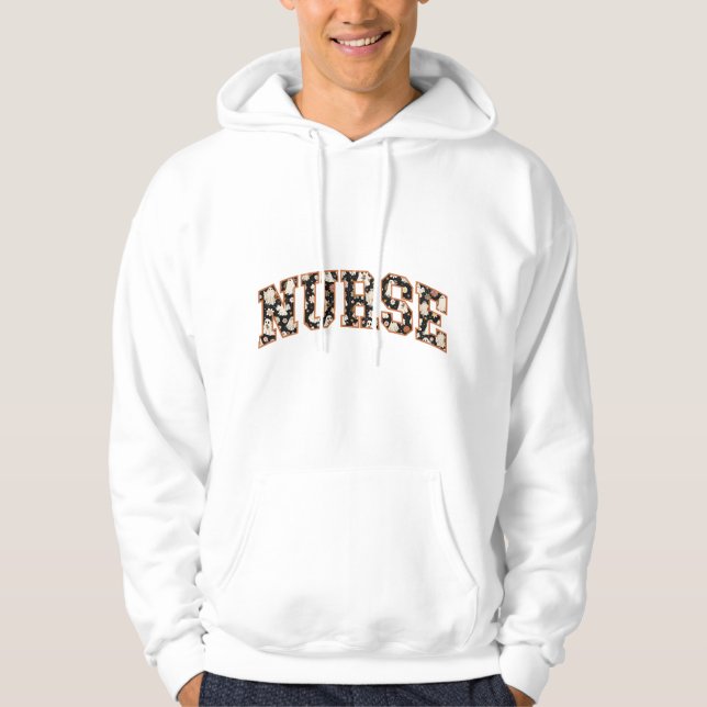 Moletom Halloween Nurse Retro Fall Season (Frente)