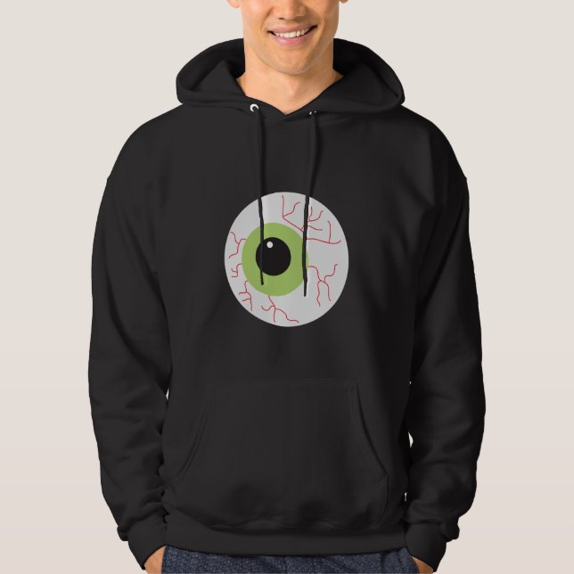 Moletom Halloween Scary Eyeball (Frente)