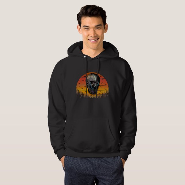 MOLETOM HALLOWEEN SCARY SKULL (Frente Completa)