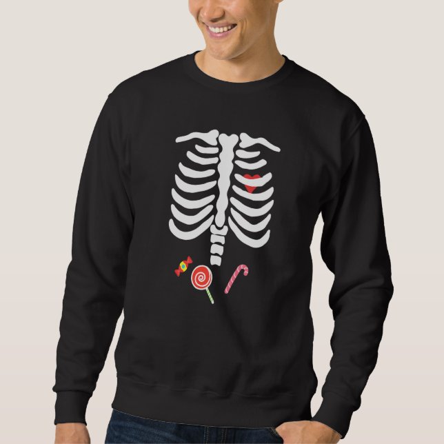 Moletom Halloween Skeleton Candy Costume (Frente)