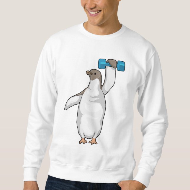 Moletom Halter de musculação Penguin Fitness (Frente)