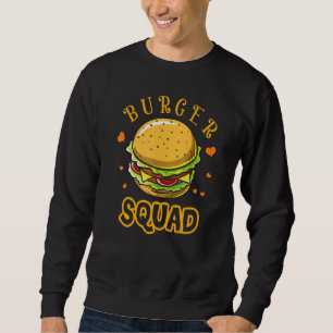 Moletom Hamburger Cheeseburger Burger Squad Engraçado Foto