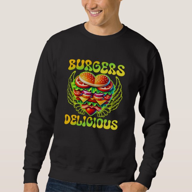 Moletom hambúrgueres deliciosos (Frente)