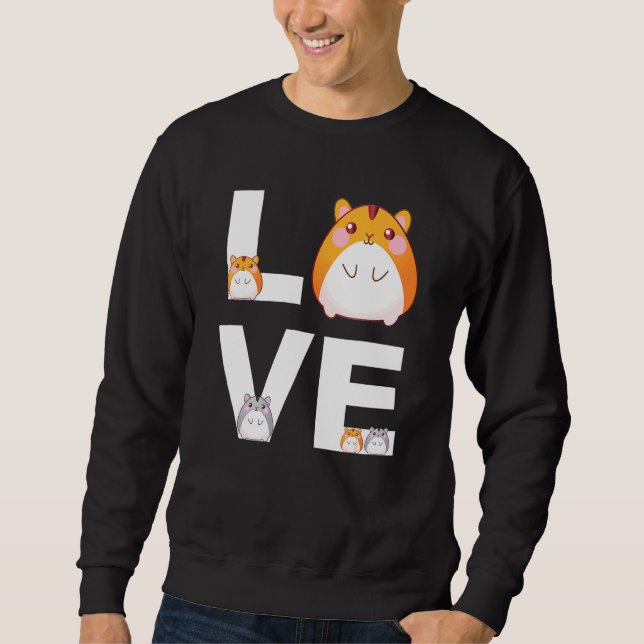 Moletom Hamster Amor Bons Hamsters Animais Pets (Frente)