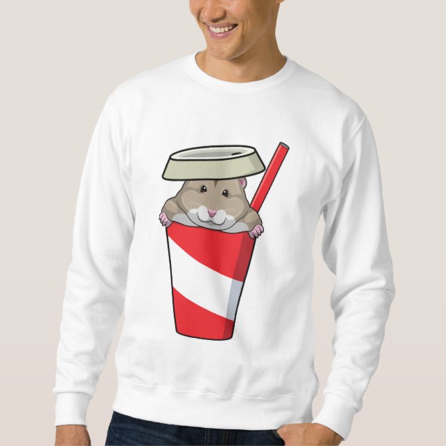 Moletom Hamster com Bebida (Frente)