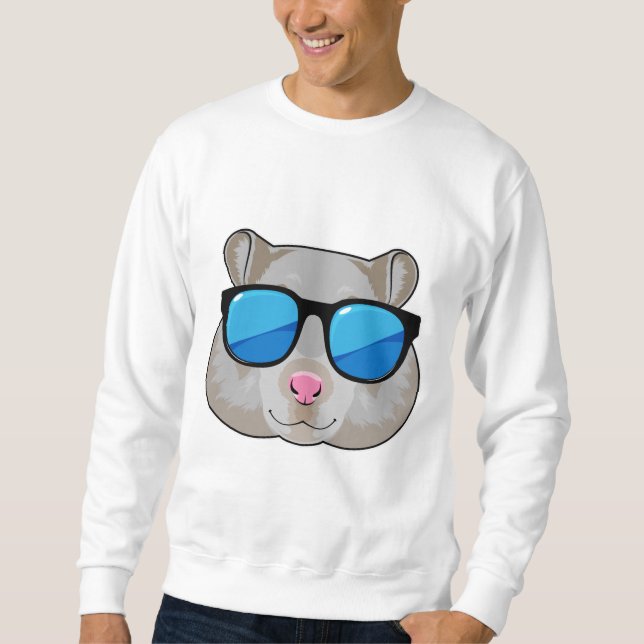 Moletom Hamster com óculos de sol (Frente)