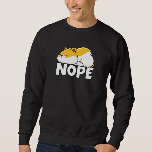 Moletom Hamster Nope (Frente)