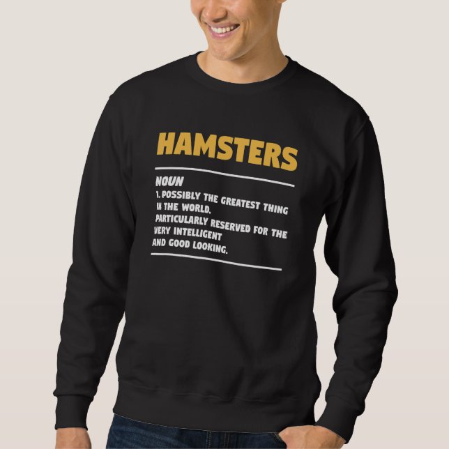 Moletom Hamsters Noun Definition Guiné Pig Hamster (Frente)