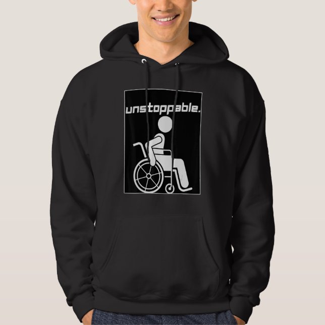 Moletom Handicap Disabled Person Graphic Motivation Unstop (Frente)
