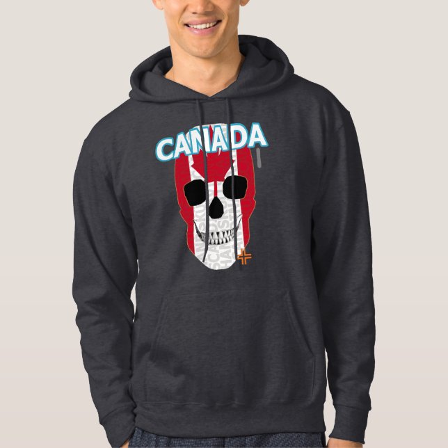 Moletom HANDSKULL Canadá, Sweatshirt com cascas B2 (Frente)
