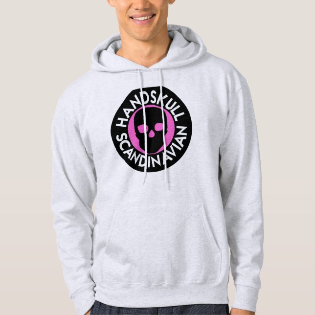 Moletom HANDSKULL LIV Bble Goma de bolha Negra (Frente)