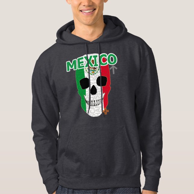 Moletom HANDSKULL México, Camisola-seca-cascavel B2 (Frente)