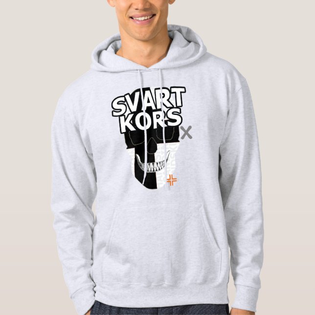 Moletom HANDSKULL Svart Kors Hooded Sweatshirt B2 (Frente)