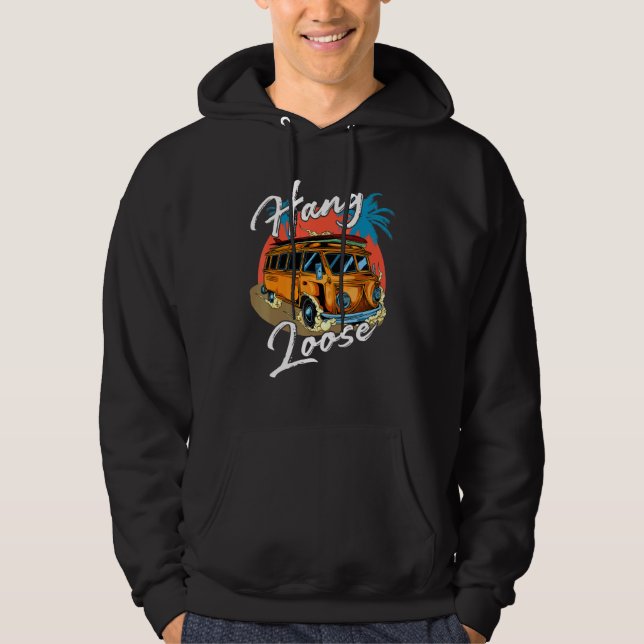 Moletom Hang Loose Hawaii Surfer Bus Pop Art (Frente)