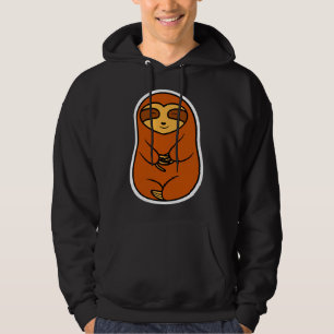 Moletom Happy Cozy Brown Sloth Bear