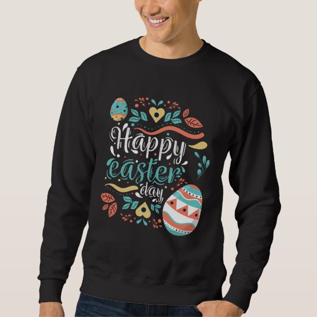 Moletom Happy Easter T-Shirt Funny Easter 1 (Frente)