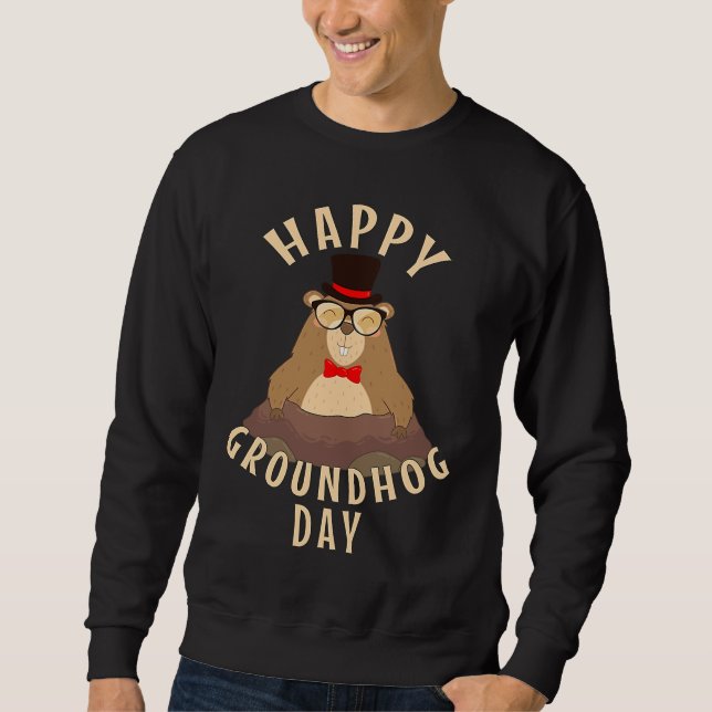 Moletom Happy Groundhog Day (Frente)