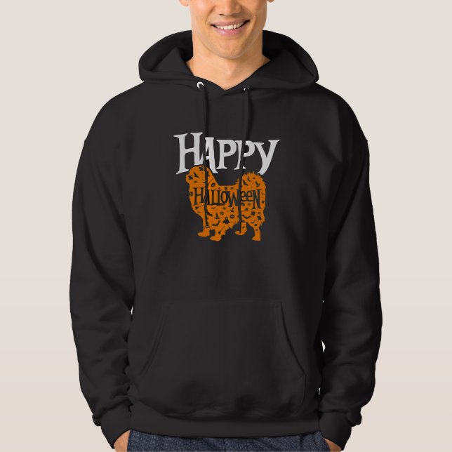 Moletom Happy Halloween Tibetan Mastiff (Frente)