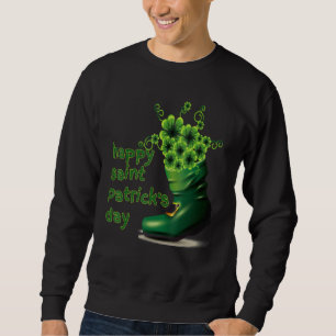 Moletom Happy Saint Patrick S Day Boots Irish Shamrock 202