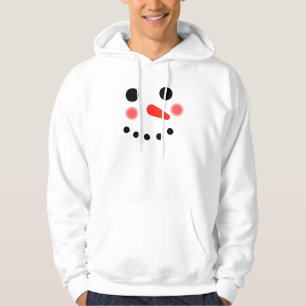 Moletom Happy Snowman Face Hoodie