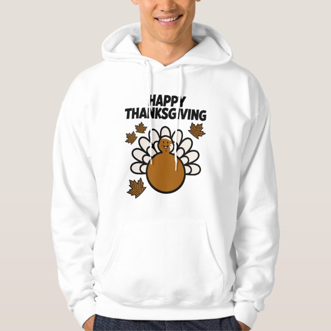 Moletom Happy Thanksgiving Comic Fall Tee (Frente)