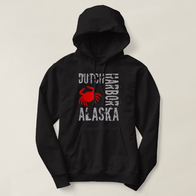 Moletom Harbour Alaska s - Pesca de caranguejo no Alasca (Frente do Design)