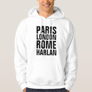 Moletom HARLAN PARIS LONDON ROME, t-shirts do Kentucky