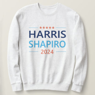 Moletom Harris Shapiro 2024 Kamala Harris Democrata
