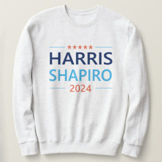 Moletom Harris Shapiro 2024 Kamala Harris Democrata