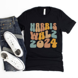 Moletom Harris Walz 2024 Moda Ondulada Boho