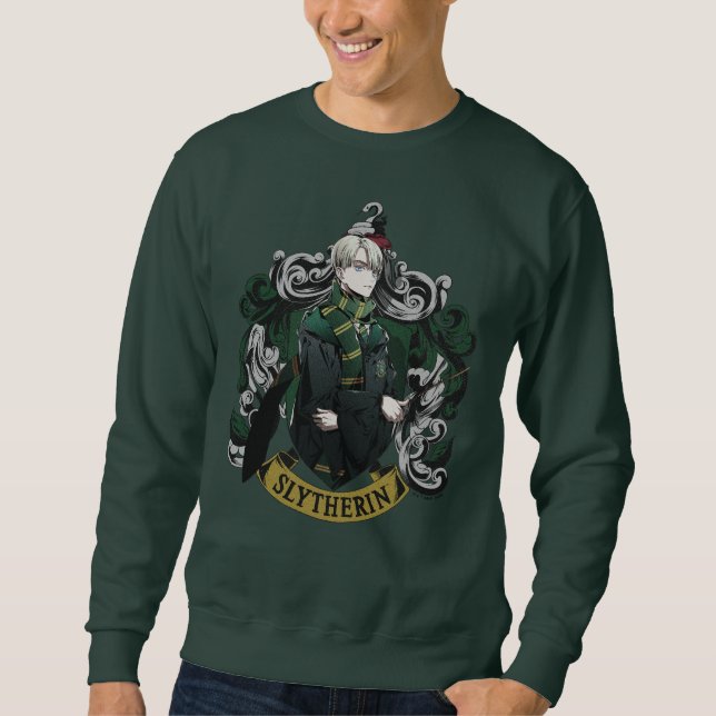 Moletom HARRY POTTER™ | Anime Brasão da Casa Draco Malfoy (Frente)