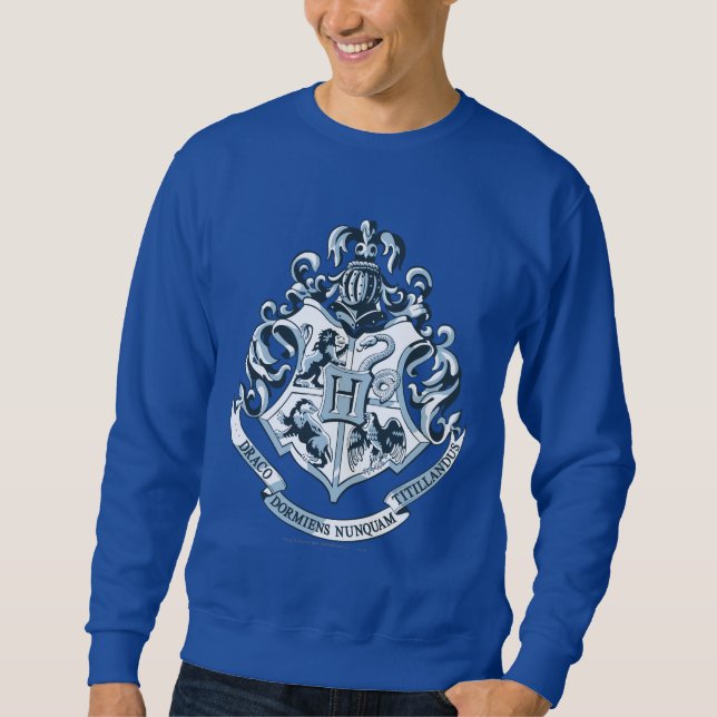 Moletom Harry Potter | Hogwarts - Azul (Frente)