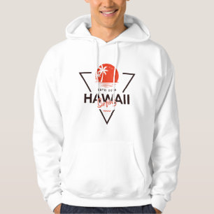 Moletom Havaí Surf Vintage Pôr do Sol Praia Tropical