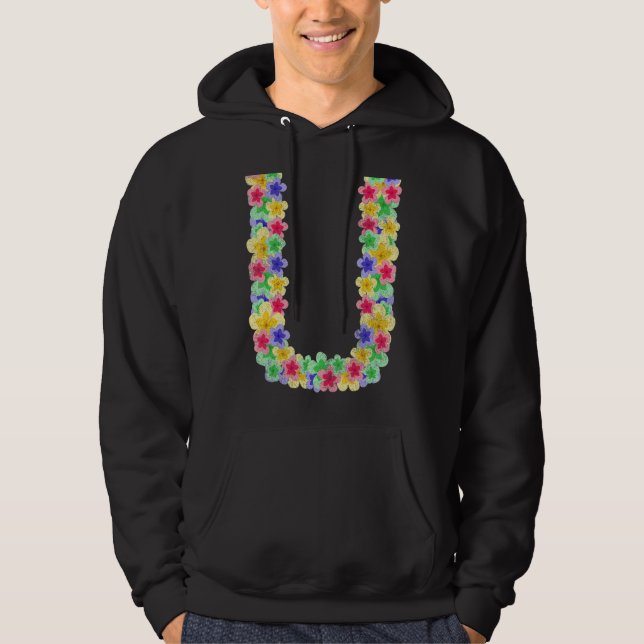Moletom Hawaii Flower Chain Tropical Summer Floral Hawaii (Frente)