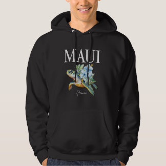 Moletom Hawaiian Hibiscus Flowers Sea Turtles Maui Hawaii