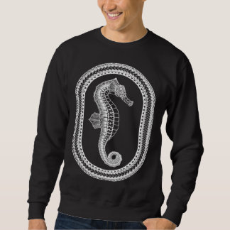 Moletom Hawaiian White Tribal Seahorse Beach