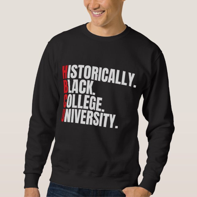 Moletom HBCU Historicamente Black College and University M (Frente)