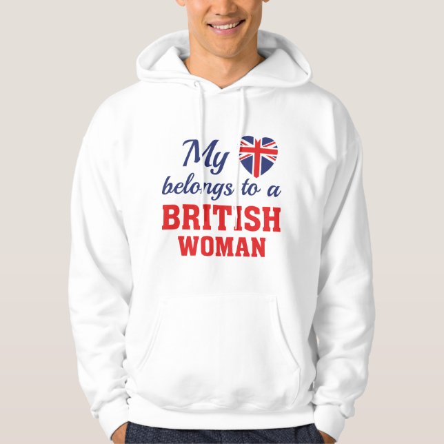 Moletom Heart Pertence a British (Frente)