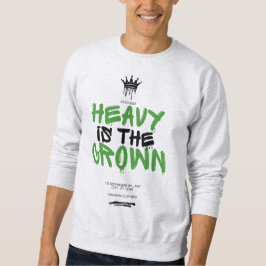 Moletom "Heavy Is the Crown" Black Men Graphic Sweatshirt