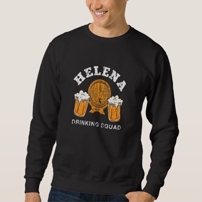 Moletom Helena Bebendo Squad Montana Homebrewing Mt Brewe (Frente)