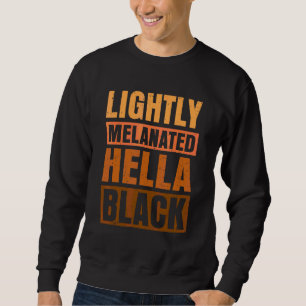 Moletom Hella Black History Mela, um pouco africano derret