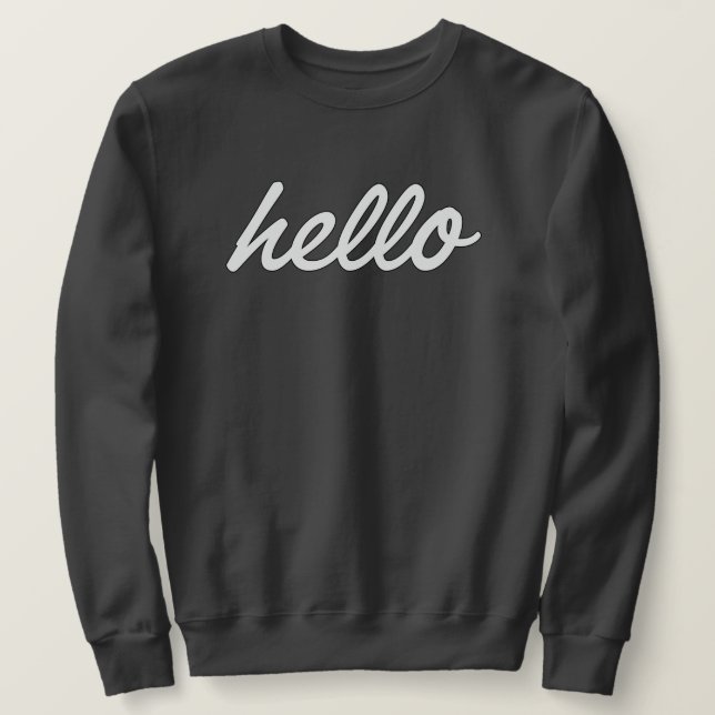 Moletom Hello it' s mim (Frente do Design)