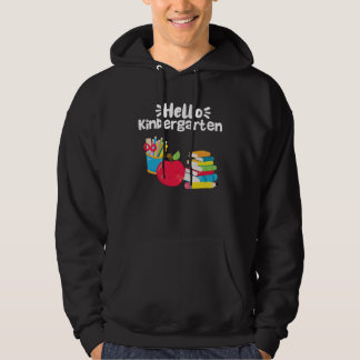 Moletom Hello Kindergarten Back To School Kinder Preschool