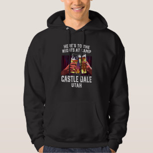 Moletom Heres Às Noites No Castelo De Camp Dale Camping Ut